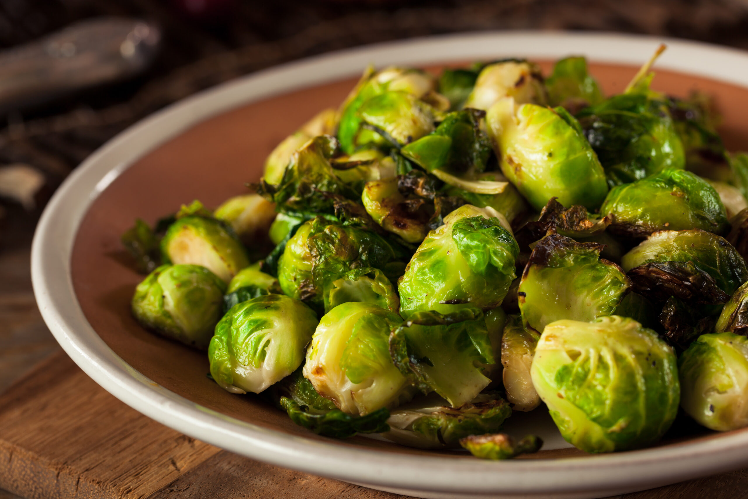 Homemade,Roasted,Brussel,Sprouts,With,Salt,And,Pepper